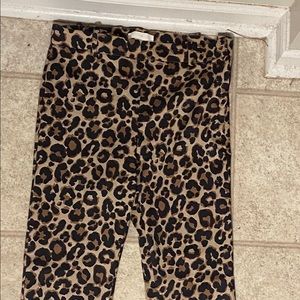 Cheetah print slacks